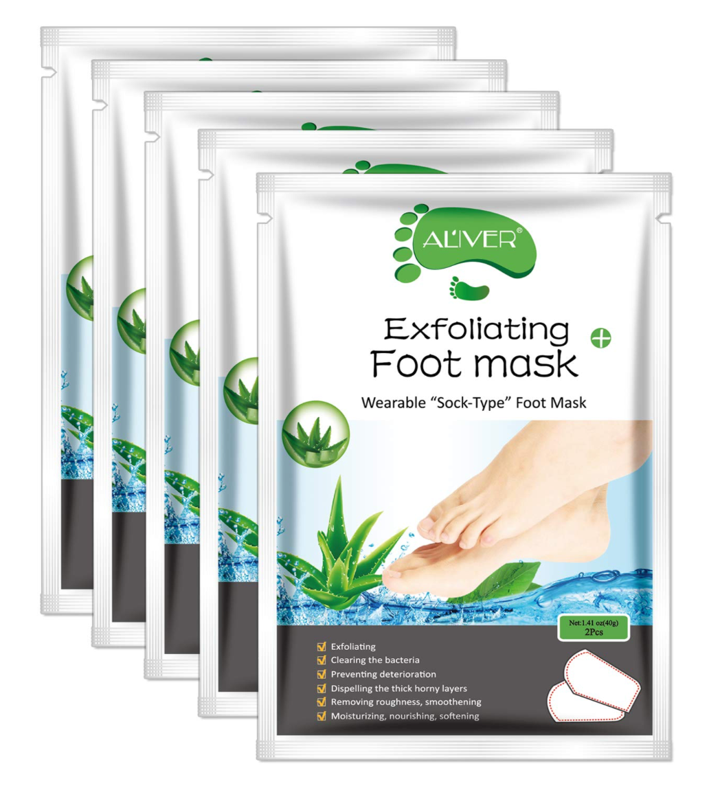 Exfoliating Aloe Vera Foot Mask
