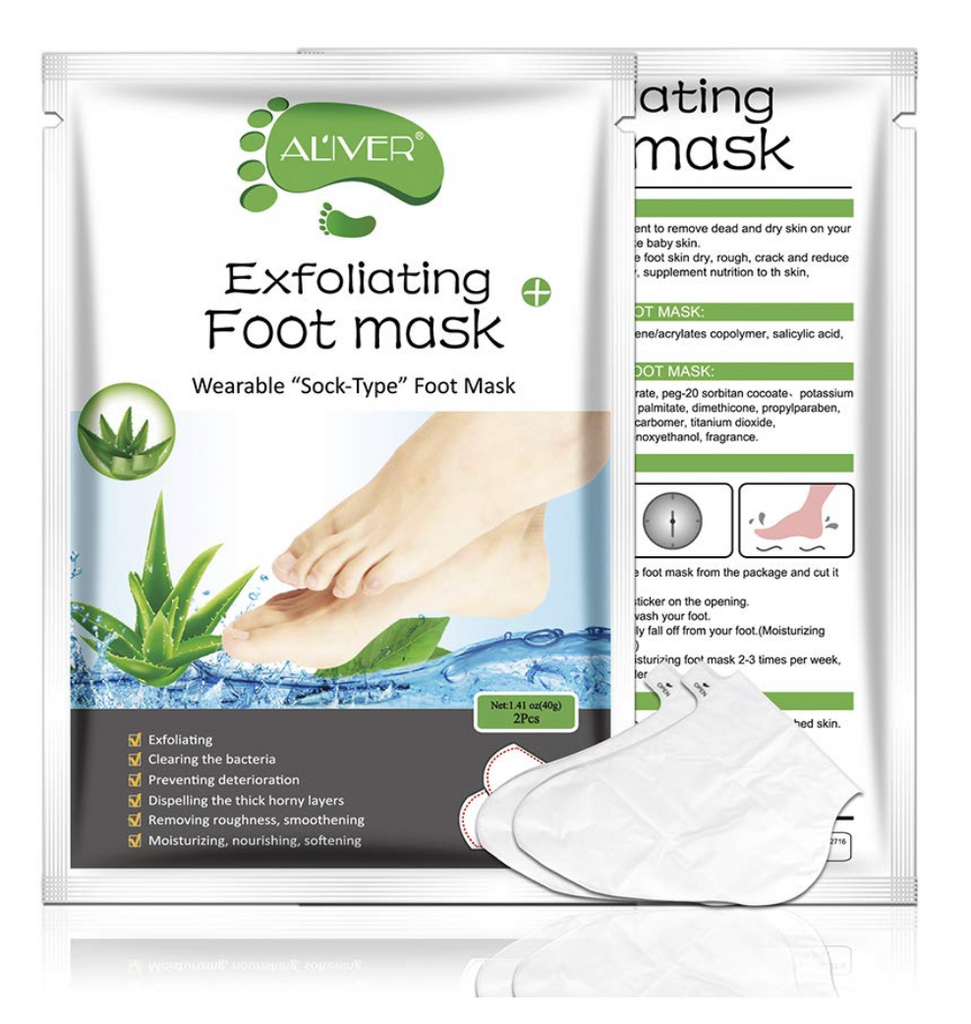 Exfoliating Aloe Vera Foot Mask