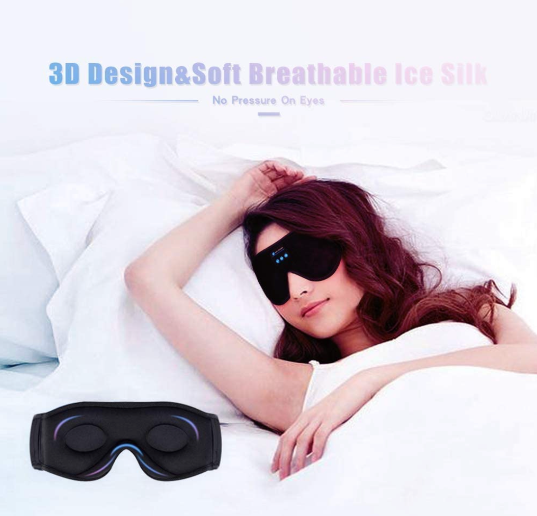 Wireless Bluetooth Sleep Mask with Built-in Headphones