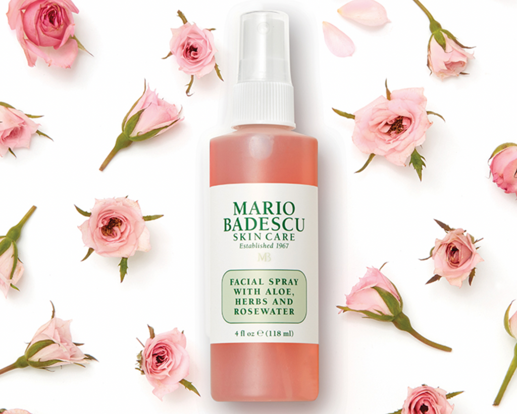 Facial Setting Spray with Aloe, Herbs and Rosewater