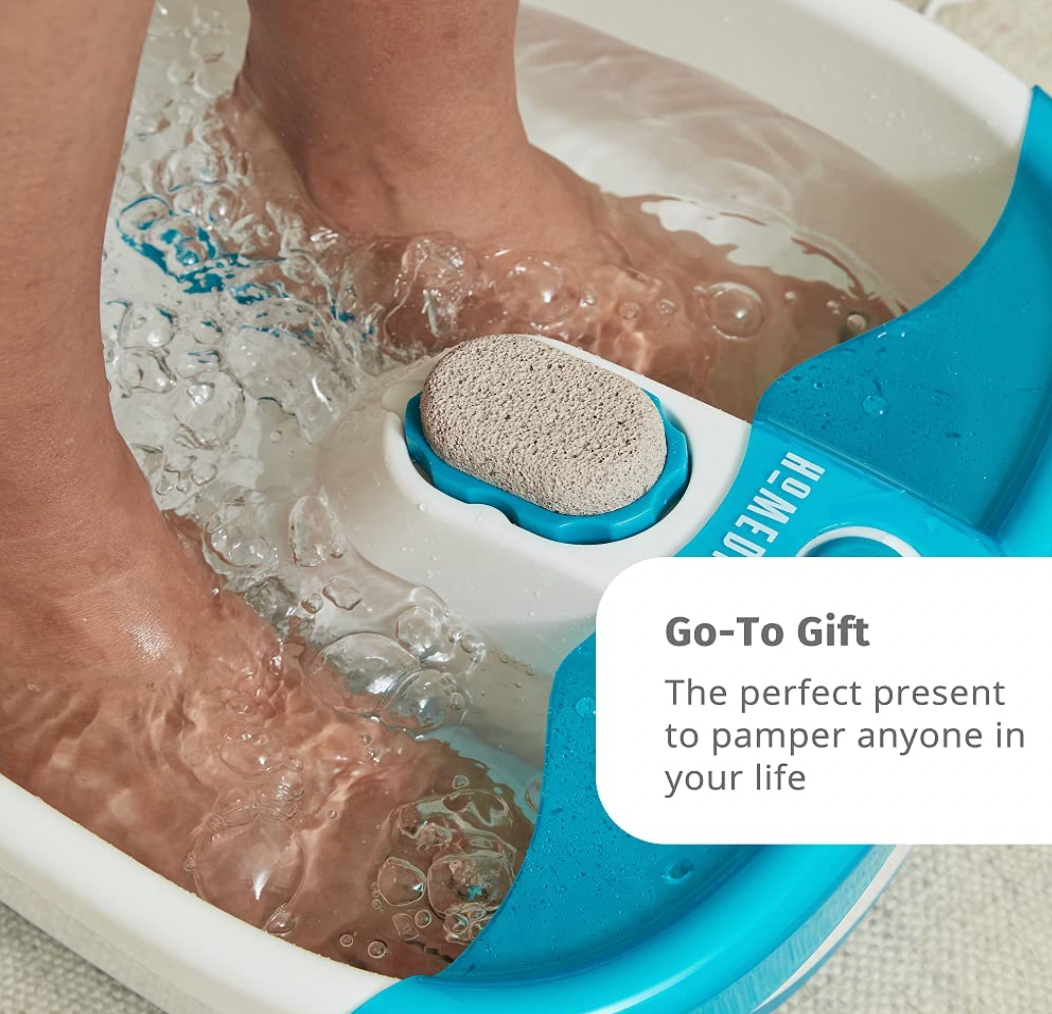 Bubbling Foot Bath with Pumice Stone