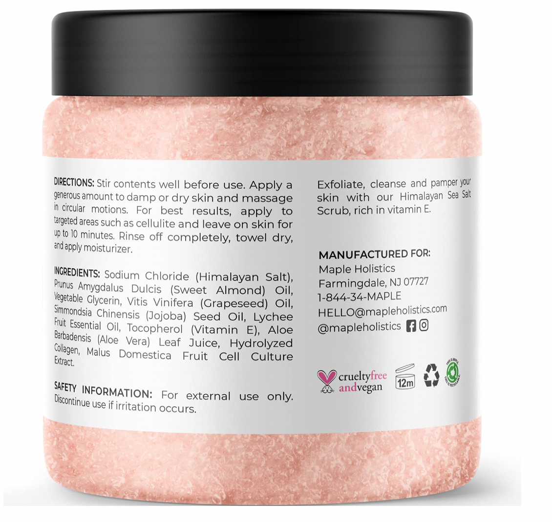 Exfoliating Body Scrub - Pink Himalayan Salt