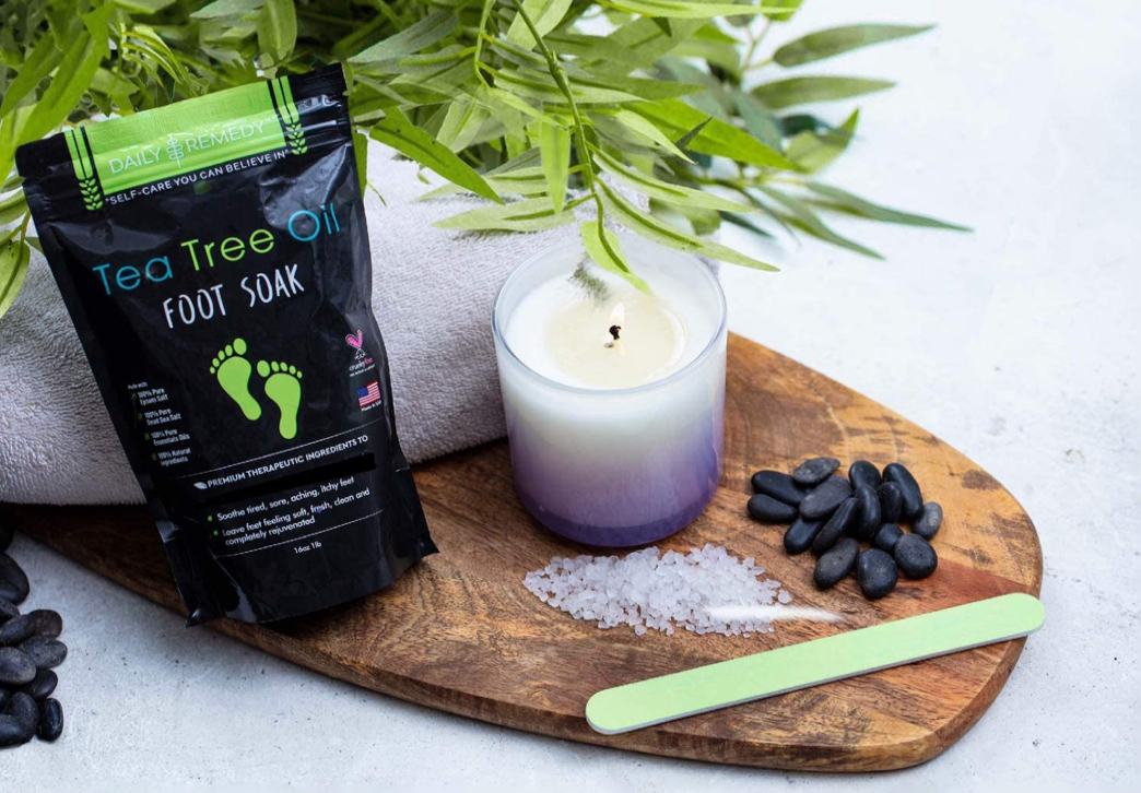 Tea Tree Oil Epsom Salt Foot Soak