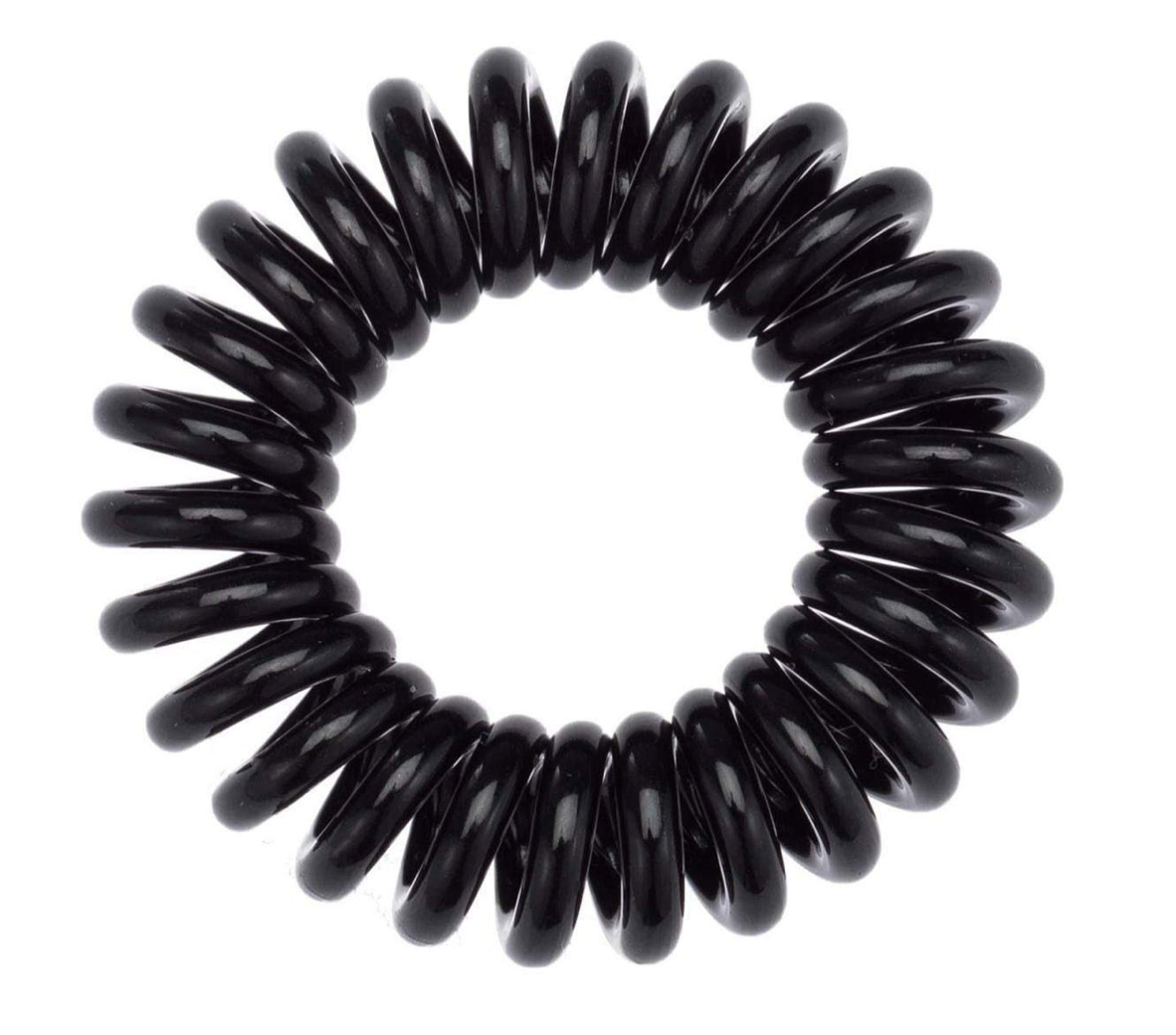 Black Coil Hair Ties (Pack of 8)
