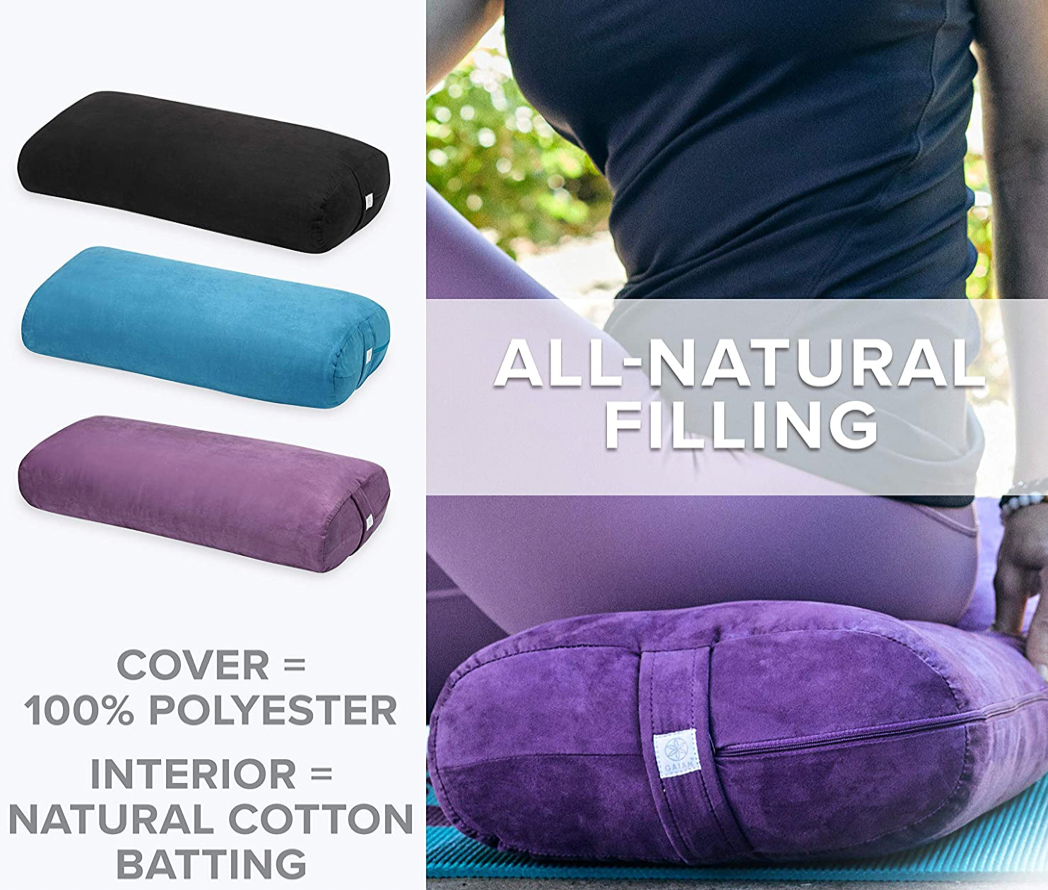 Long Yoga Bolster Pillow