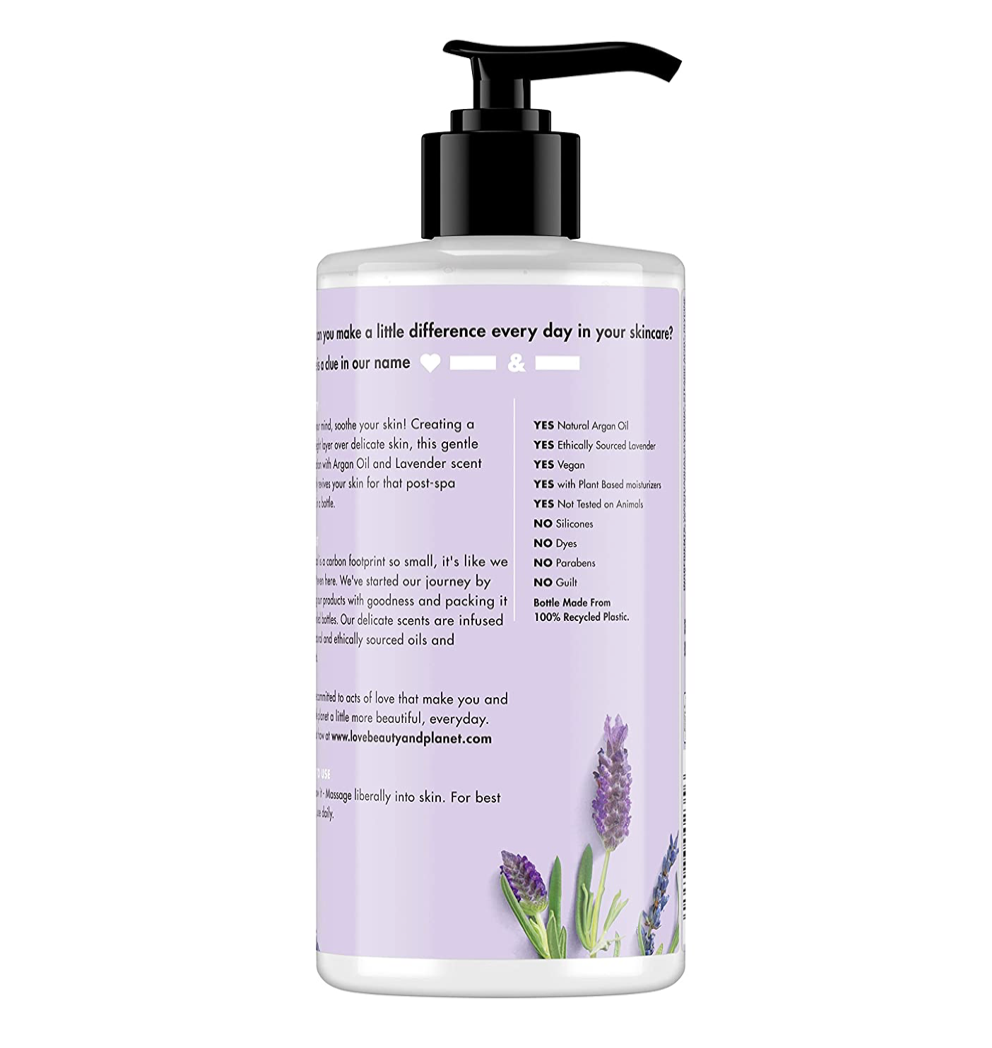 Argan Oil and Lavender Body Lotion
